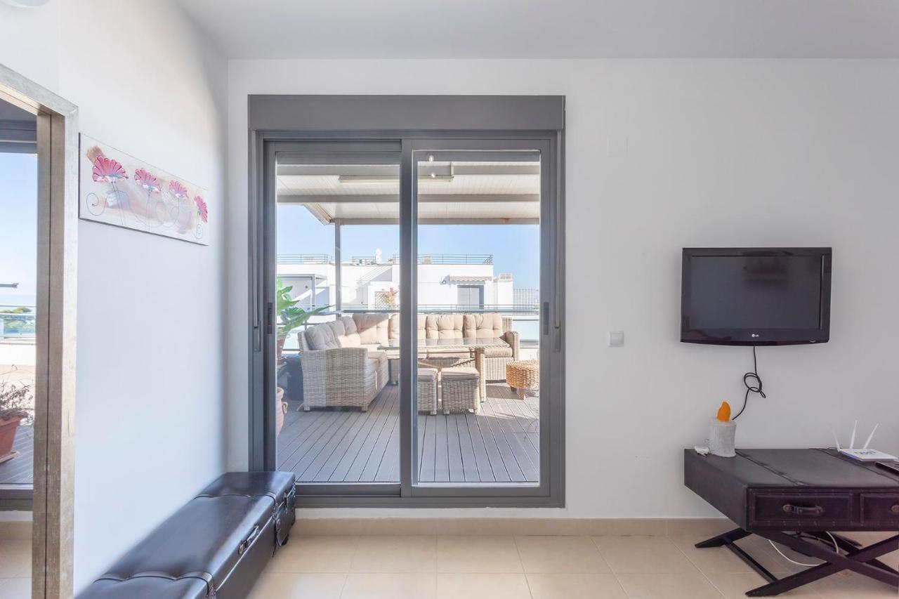 Ferienwohnung Atico Pinar De Garrucha Con Vistas Al Mar-Gran Terraza Exterior foto